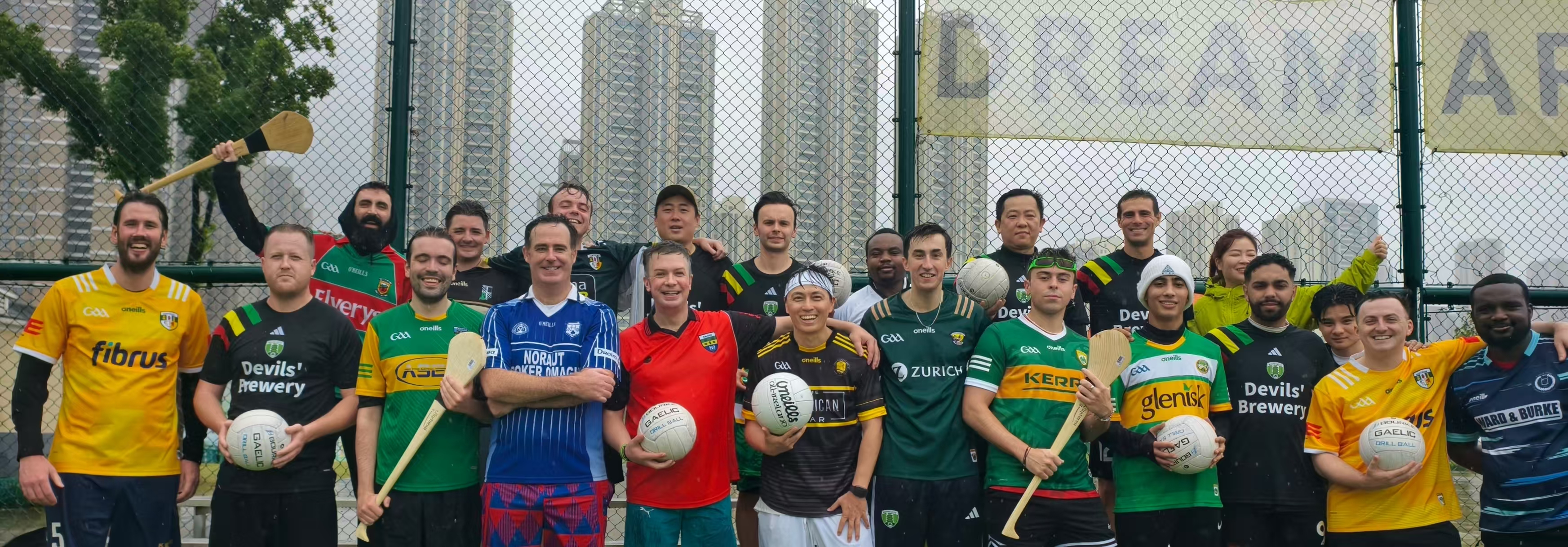Hubei Harps team group photo